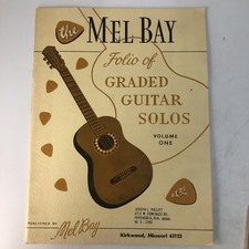 Vintage The Mel Bay Folio of Graded Guitar Solos Volume One 1957 NOS 40 Songs