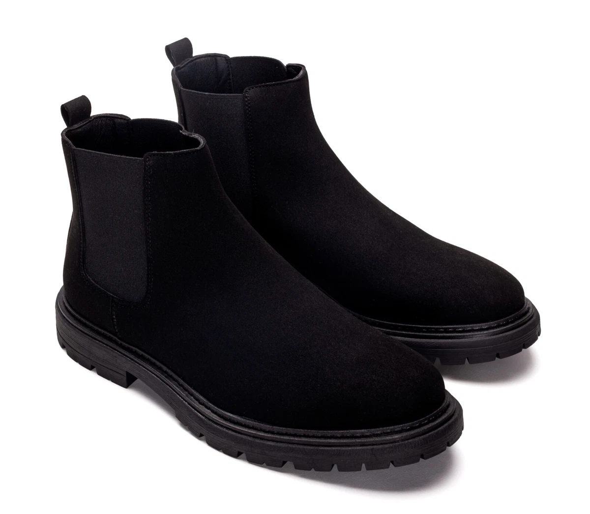 Bota vegana chelsea tipo ante al tobillo flexible y forro transpirable Bio Corn