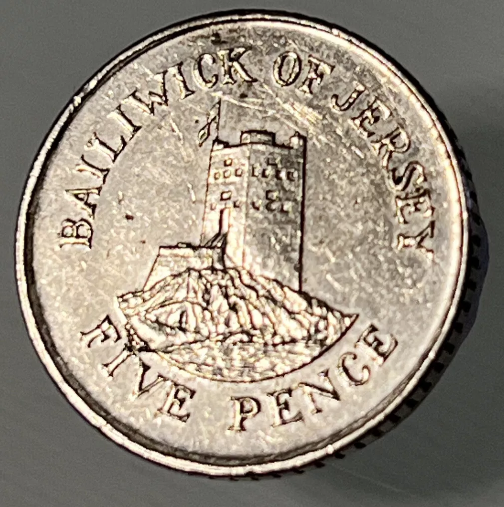 Rare 5p coins sales bailiwick of jersey