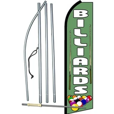 Billiards Complete Swooper Flag Bundle