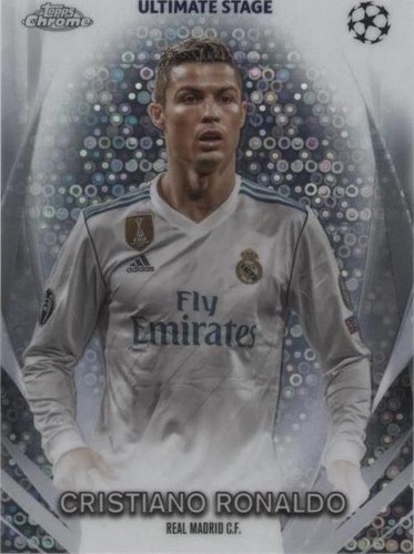 Cristiano Ronaldo SP Image Variation 2023-24 Topps UEFA Club