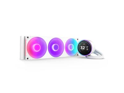 #ad KRAKEN ELITE RGB 360 WHITE AIO LIQUID COOLER WITH IPS LCD amp; STATIC PRESSURE FANS $267.99