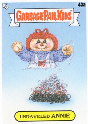 2022 GARBAGE PAIL KIDS GPK BOOK WORMS BASE UNRAVELED ANNIE 43a PACK FRESH NM/M