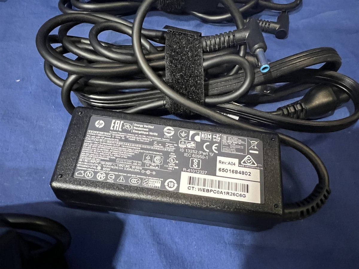 Alimentatore HP Originale 65W 19.5V 3.33A – Modello 753559-003, 710412-001, Usato Ottimo