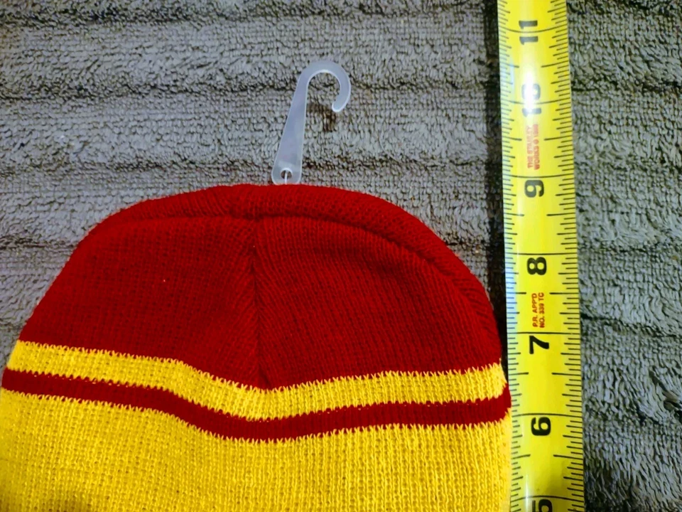 FENDER Logo Invierno Tobagon Gorro Rojo Amarillo Guitarra Retro Adulto NUEVO 🎸🎸 Foto 3 de 4