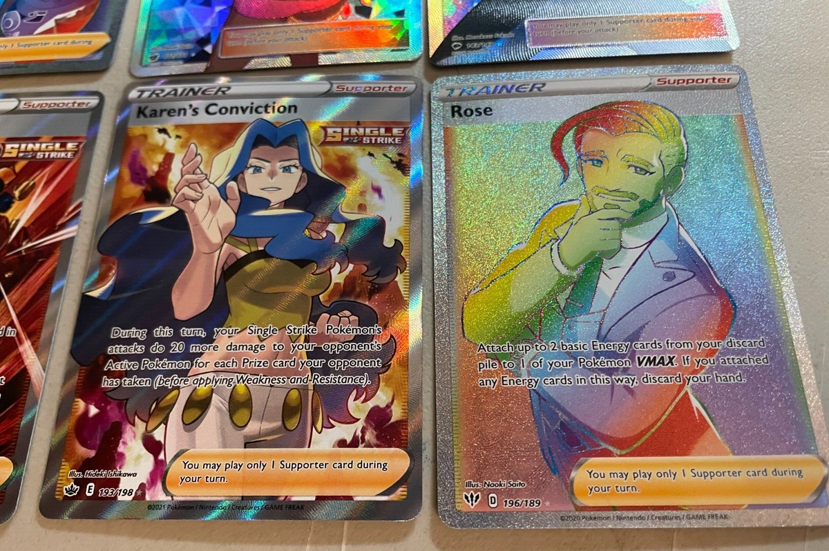 6 Pokemon Trainer Cards - All NM or Better - GUZMA rose OLIVIA nessa  MUSTARD | eBay