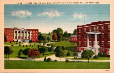 Postcard Pardee Hall & Cheek Center Milligan College Johnson City TN ...