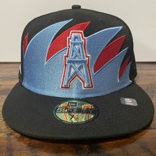 Houston Oilers Sharktooth 1990 Pro Bowl Patch Hat Cap