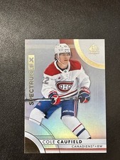 2023-24 SP Authentic Hockey Cole Caufield Spectrum Fx