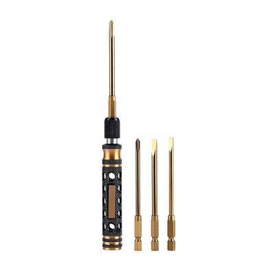 4 in 1 Slotted Screw Driver Bit Phillips Screwdriver Tools for RC Truck Plane