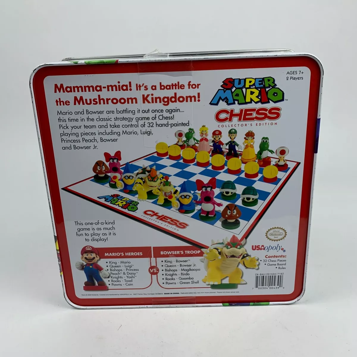 mario chess, USA-OPOLY, Super Mario Chess (in a Box)