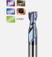 Solid Carbide 2 Flute Slot Drills TiAlN Coate...