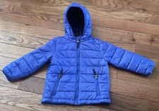 Koala Kik 2T Blue Boy's Bubble Jacket Pockets Full Zip Winter Alaska Ice Fishing