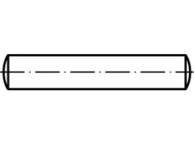 200 x Zylinderstifte, Toleranzfeld m6 DIN 7 Stahl 12 m6 x 24, CAB FASTENING