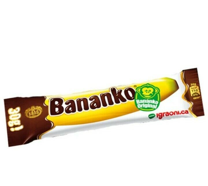 Bananko, CASE, 30gx36, Chocolate Covered Banana Flavored Dessert