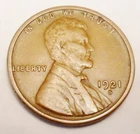 1921 S Lincoln Wheat Cent / Penny  *VF - VERY FINE*  **FREE SHIPPING**