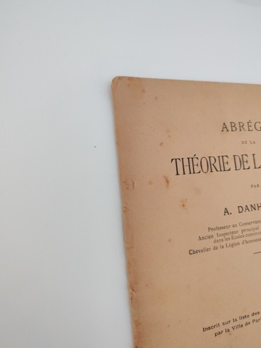 Abrégé De La Théorie De La Musique A. Danhauser Ancien Non Daté - Picture 3 of 22