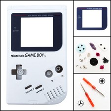 Nintendo Game Boy Original DMG-01 Replacement Housing Shell Screen Lens White