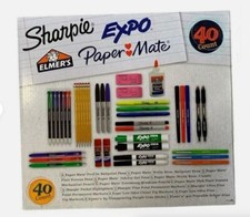 Sharpie Expo Elmer's Paper Mate 40 Count Free Shipping
