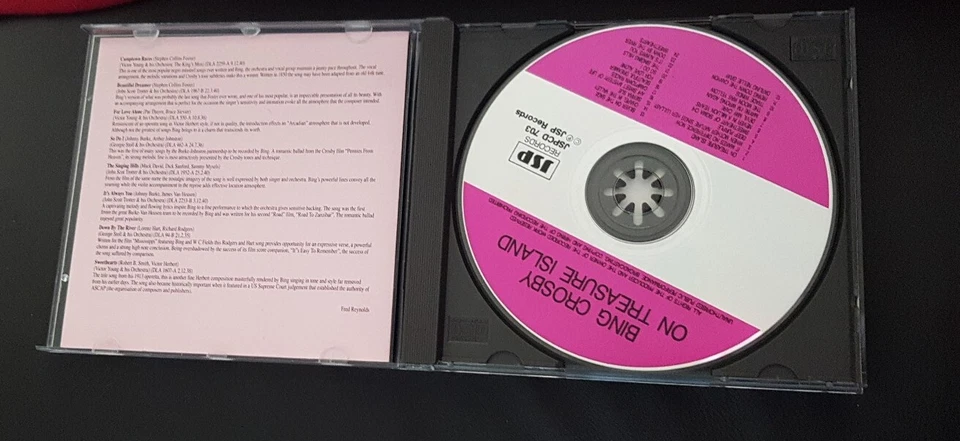 Bing Crosby On Treasure Island CD UK Jsp JSPCD703 - Bild 3 von 4