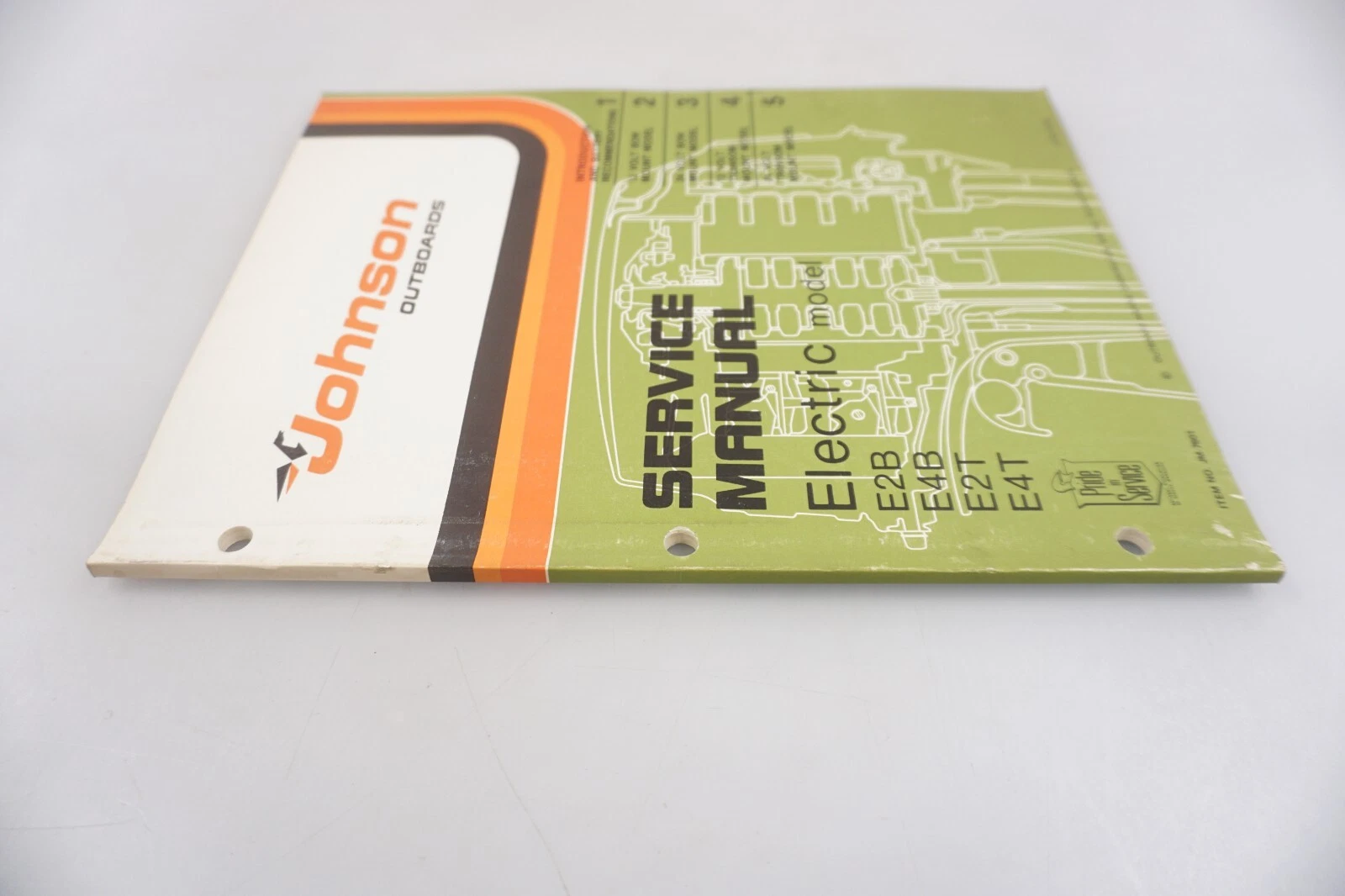 1976 Johnson Outboards Electric Models E2B E4B E2T E4T Service Manual JM-7601
