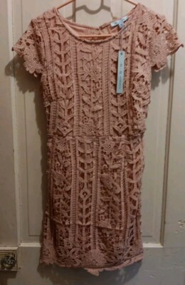 chinese dress ladies She and Sky Pink Snakeskin Gathered Print Dress Large