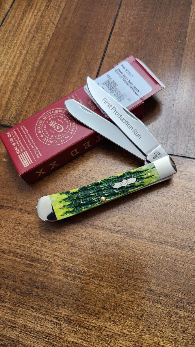 カホン　アップルグリーン　C 2025 Case XX Green Apple Jig Bone Trapper First Production Run 1