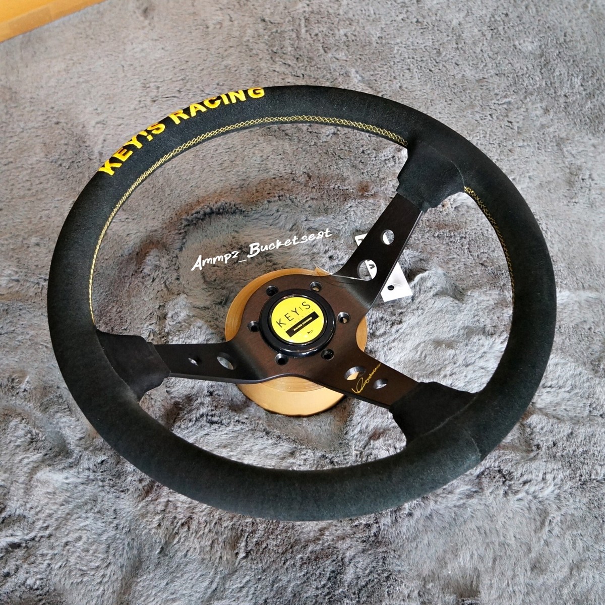 KEY'S RACING ステアリング D-shape type KEY'S Racing - D-Shape Type - Steering Wheel - Nengun