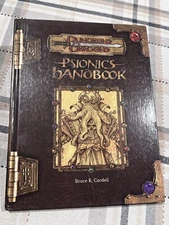 Psionics Handbook D&D 3rd Edition 3.0 Dungeons & Dragons 2001 Hardcover