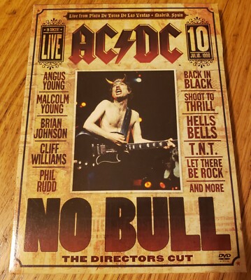 AC/DC - No Bull Live (DVD) | eBay