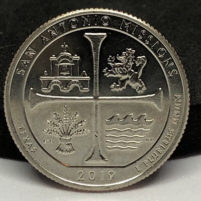 2019 D SAN ANTONIO MISSIONS TX QUARTER RARE COIN LOW MINTAGE