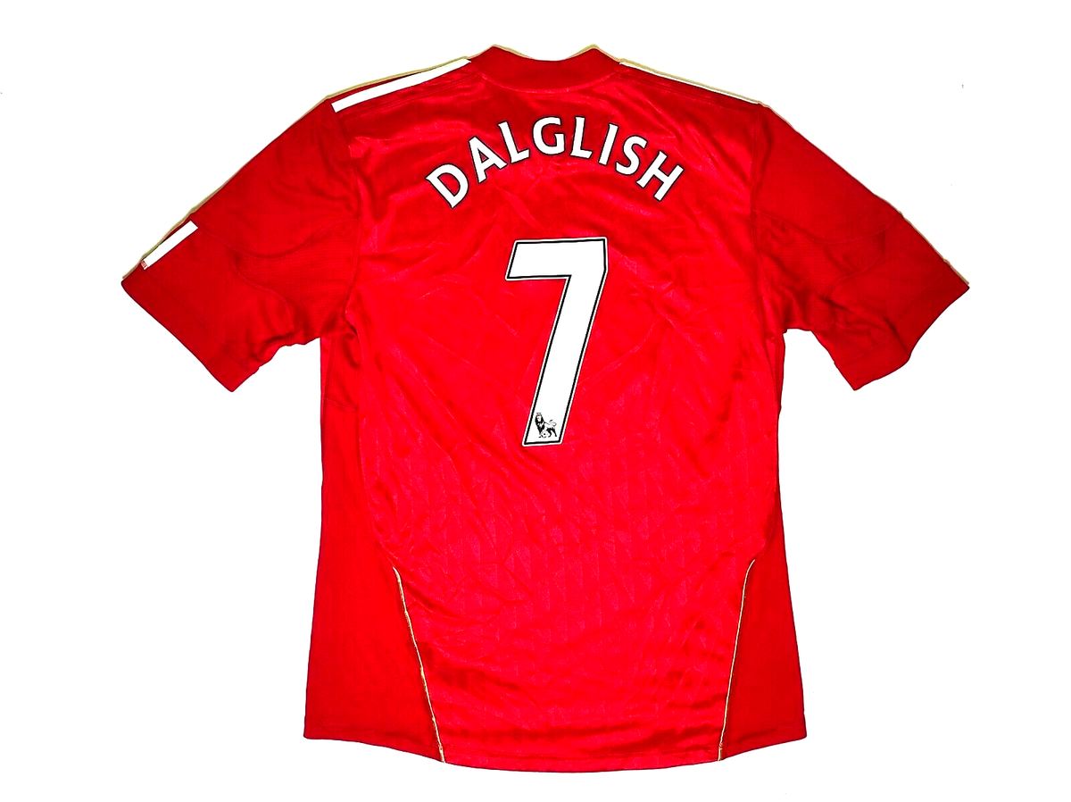 Maillot rétro Liverpool Crown Paints 1986 + Dalglish 7