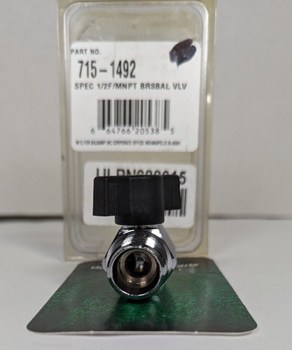 HYPRO 1/2" FNPT to MNPT Chromed Brass Ball Valve for Pressure Washing - Picture 5 of 5