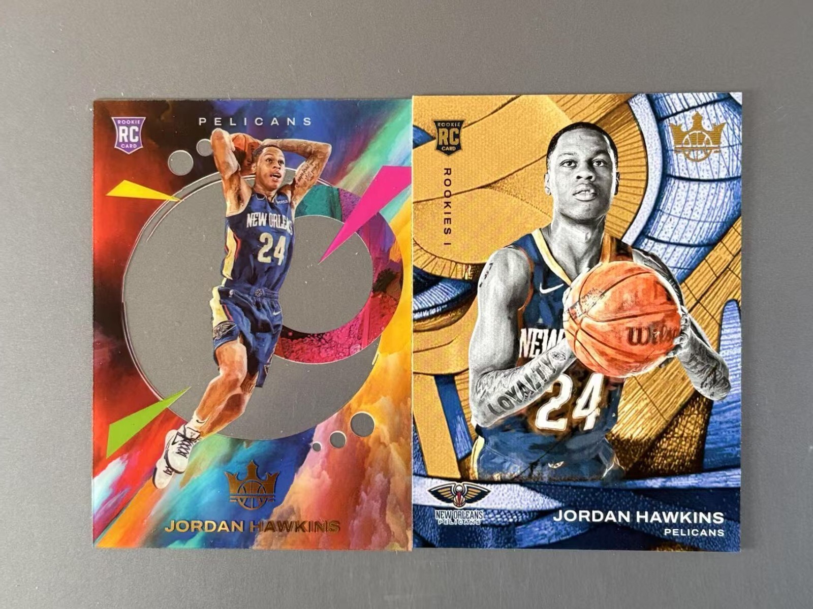 Jordan Hawkins 2023-24 Panini Court Kings Acetate RC #23 Lot2