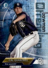 2018 BOWMAN CHROME TRENDING SAN DIEGO PADRES - CAL QUANTRILL #-CQ