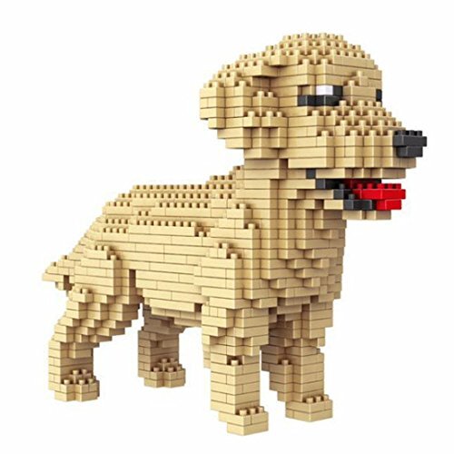 Atomic Building Cane Golden Retriever. Figura da Costruire con Nano (p4J)