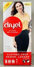 DRYEL At Home Dry Cleaner REFILL KIT 8 Cloths Loads , Booster Spray 15 Minutes