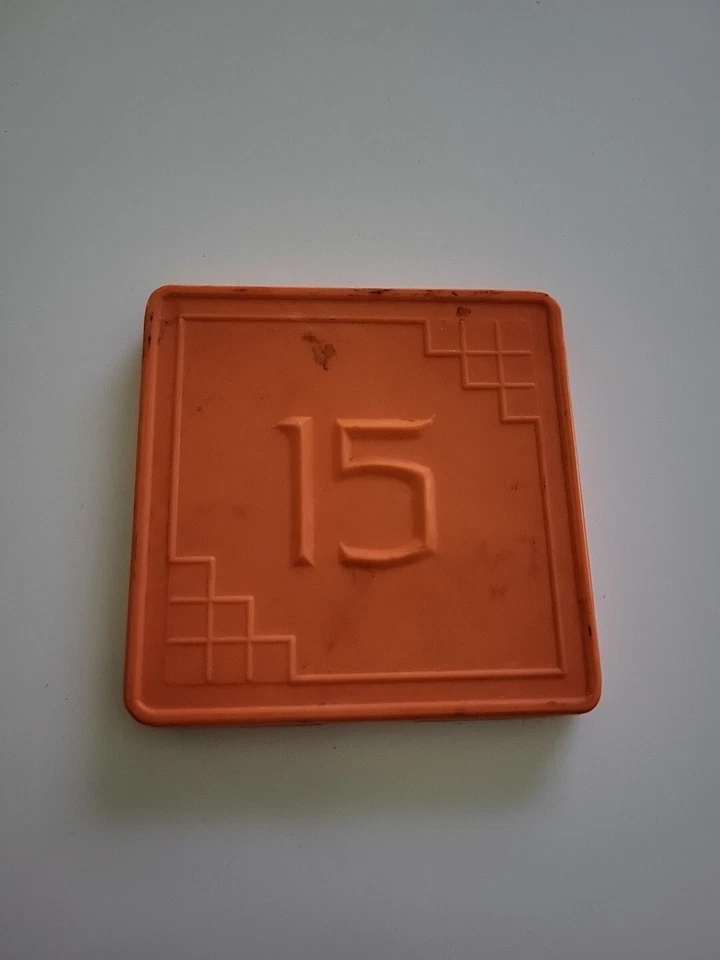 Puzzle lógico vintage 15 etiquetas. Rompecabezas soviético URSS juego de lógica Foto 2 de 4