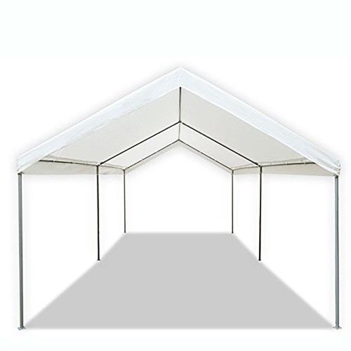 Portable Heavy Duty Canopy Garage Tent Carport Car Shelter Steel Frame - Picture 3 of 29
