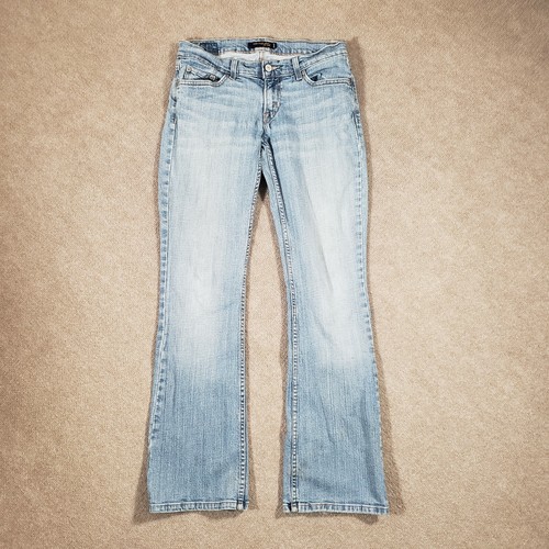 Levis 524 Jeans Womens 7 Blue Low Rise 