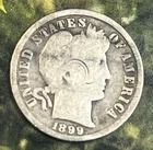 1899 Barber dime