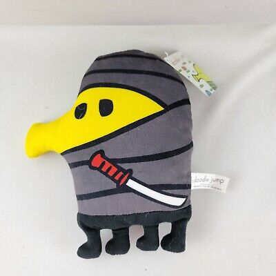 Doodle Jump Plush Ninja 9” Sega Lima Sky 2015, Tush Tags