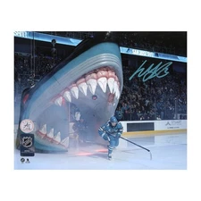 Will Smith Signed San Jose Sharks Spotlight Intro 8x10 Photo