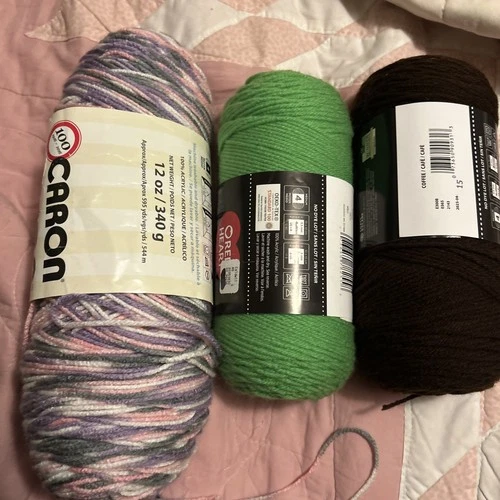 Lot Of Yarn Remnants Leftovers Mixed Colors Brands Textures 2.5 Lbs - product listing photo