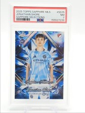 JONATHAN SHORE 2025 TOPPS CHROME MLS SAPPHIRE SELECTIONS RC PSA 7 Q2754