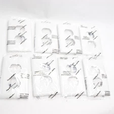 (8-Pk) Pass & Seymour Wall Plate White 1 Gang TP8WCC100