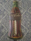 VINTAGE 1950'S COCA COLA METAL THERMOMETER - HONG KONG - EUC