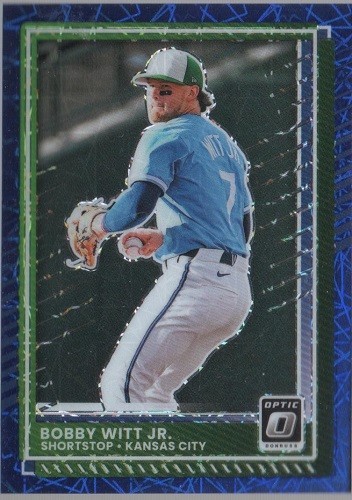 2025 Donruss Optic "Blue Velocity Prizm" Bobby Witt Jr. #27 - Picture 1 of 1