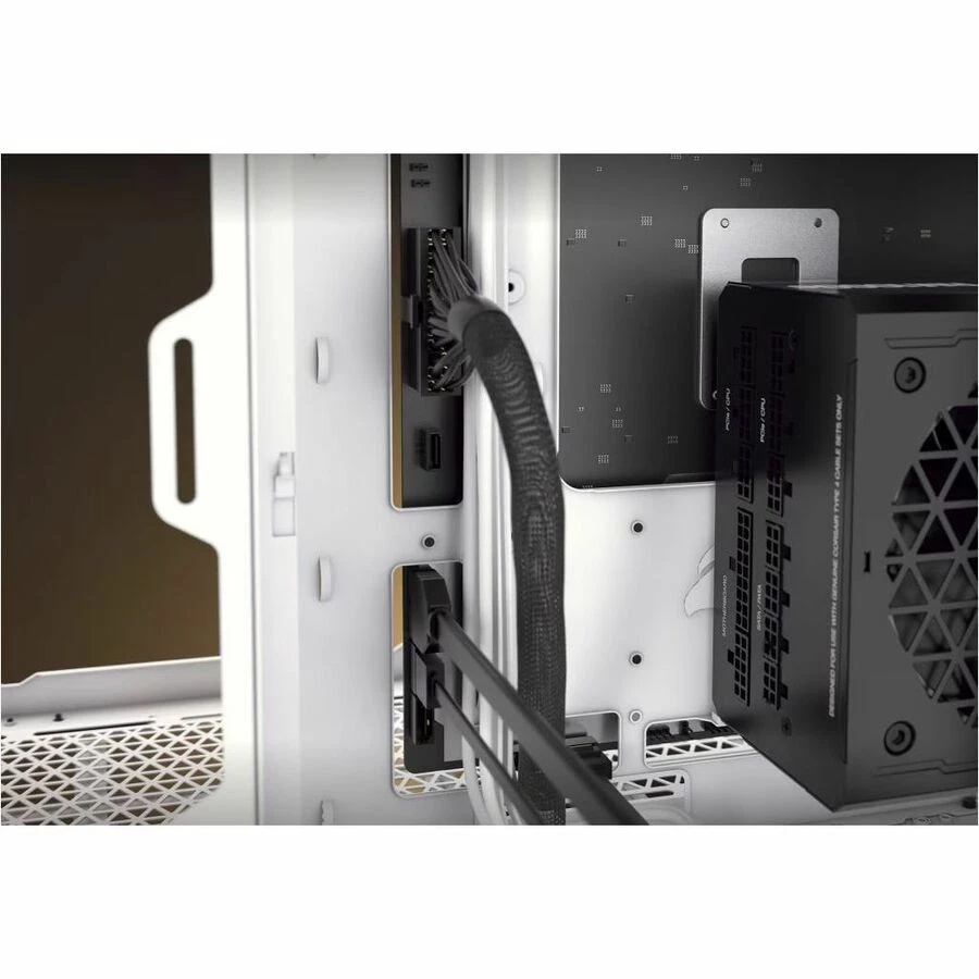 Corsair iCUE LINK 2500X RGB Micro ATX Dual Chamber PC Case - White - Image 4 of 4