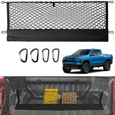 For Ford Ranger 2024 2025 Trunk Bed Organizer Mesh Cargo Net Mesh Storage Black